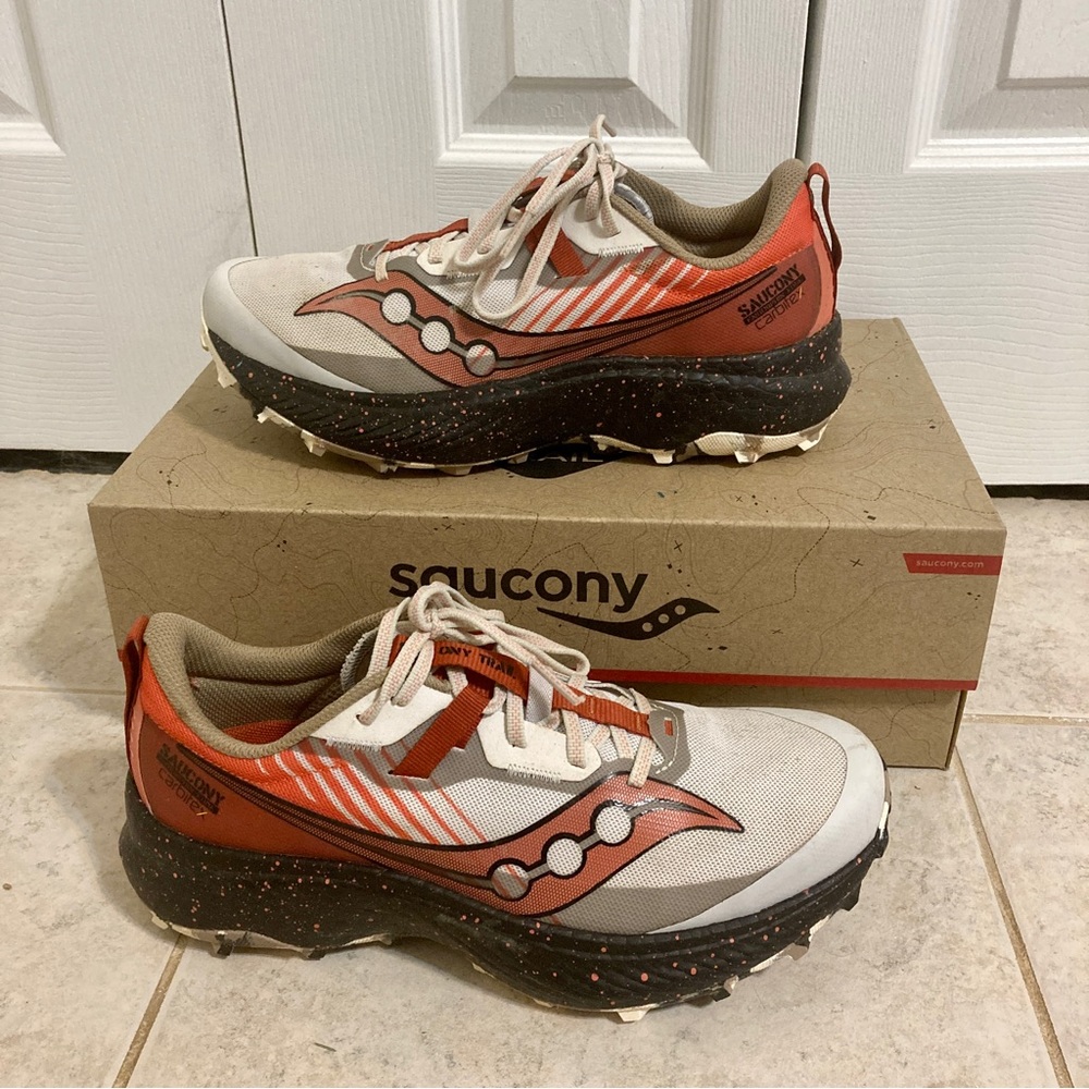 Saucony Endorphin Edge Plated Trail Running Shoe - 6 miles of wear